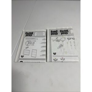 Guitar Hero/Band Hero Instruction Manual/Quick-Start Guide Nintendo Wii*See Note